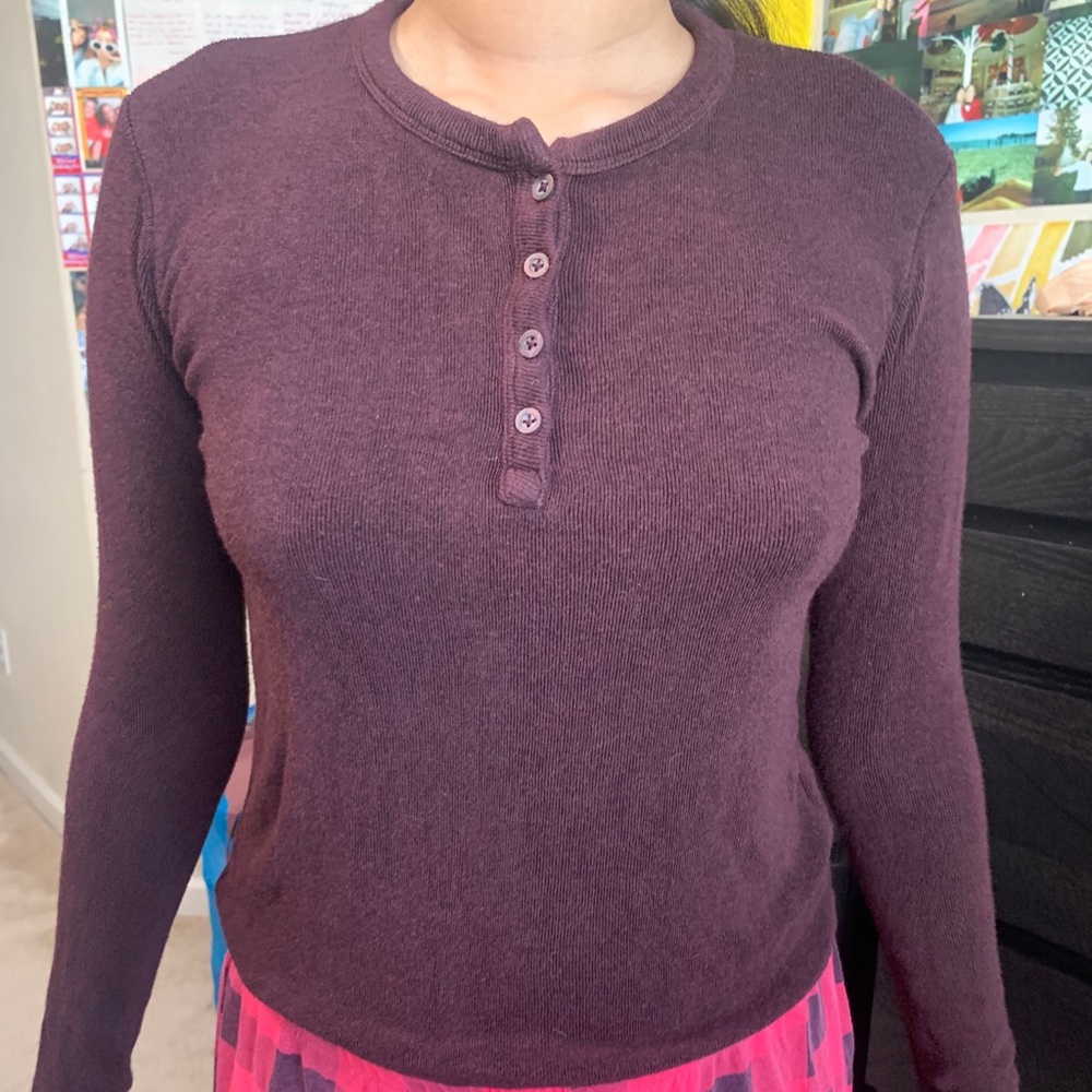 Purple brandy Melville long sleeve